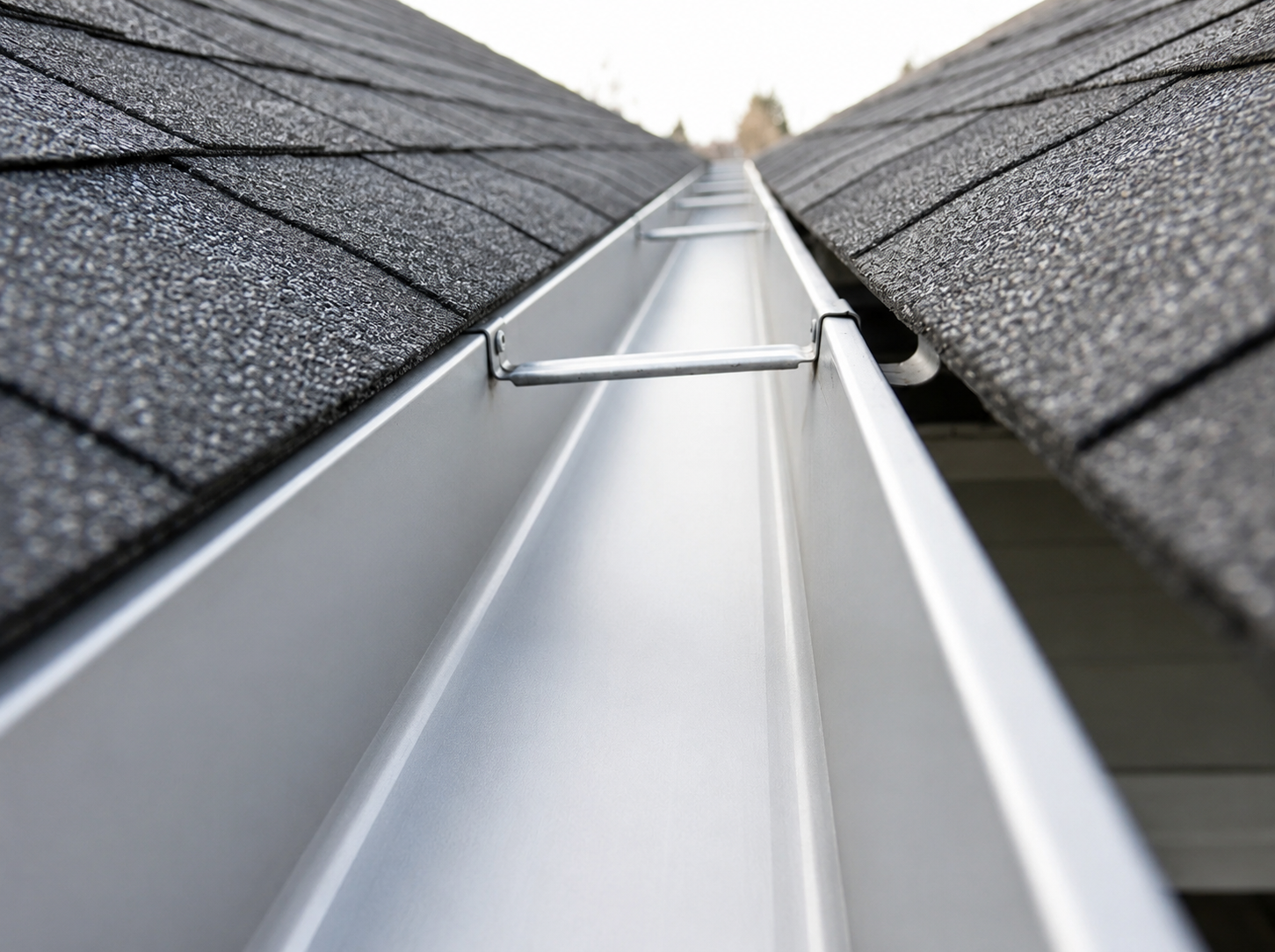 After - New seamless gutters